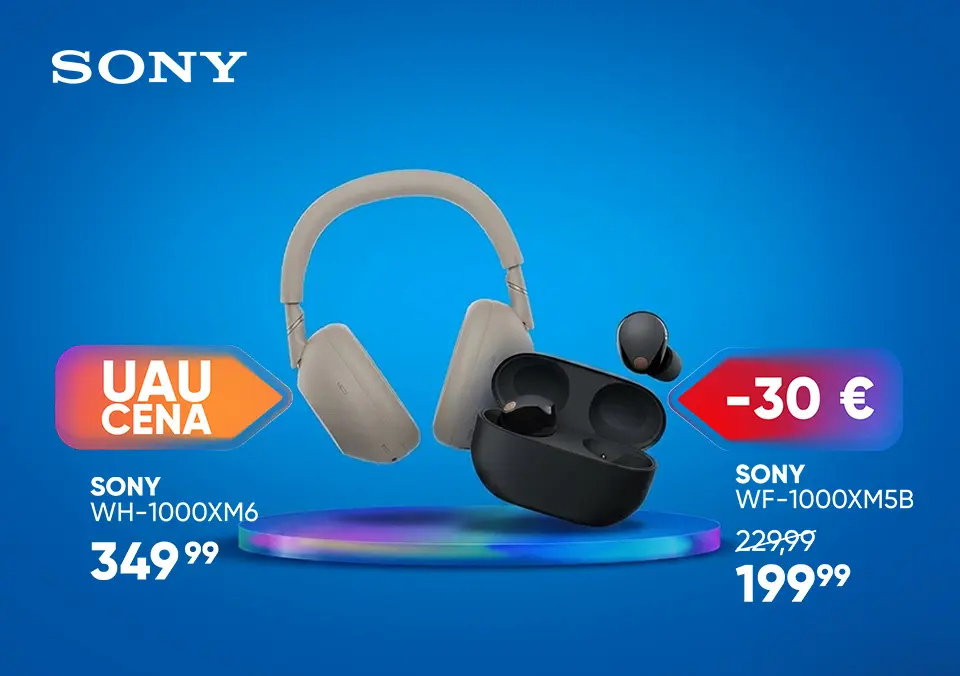 Izberi premium slušalke SONY