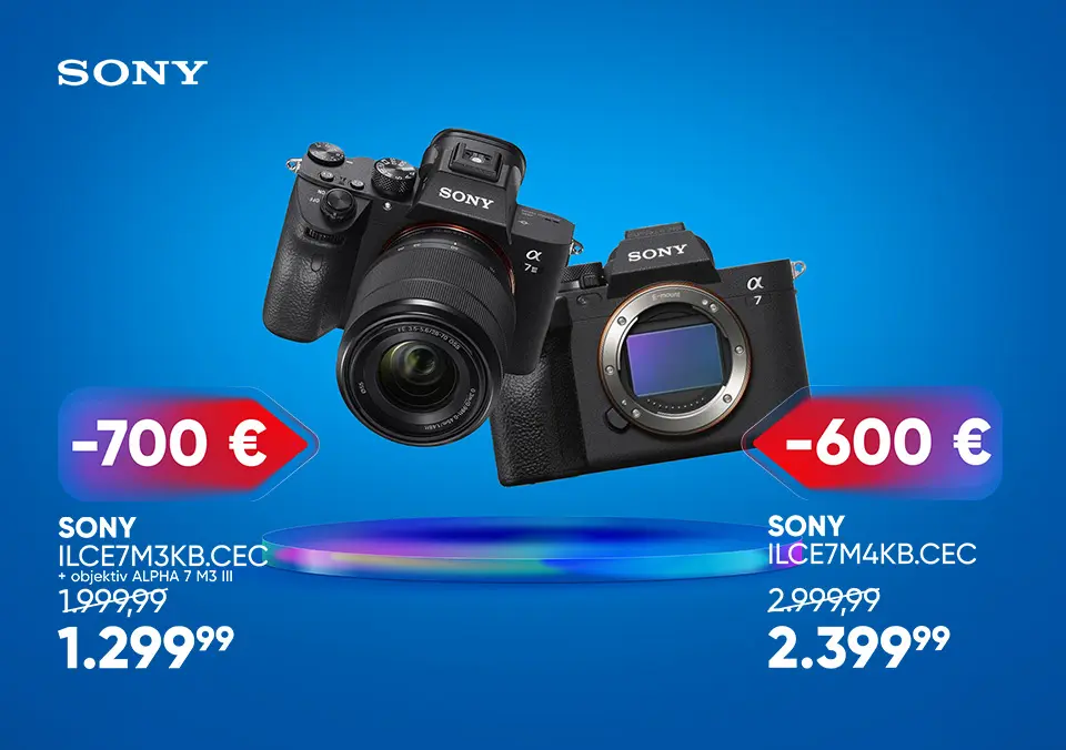 Sony fotoaparati po akcijskih cenah