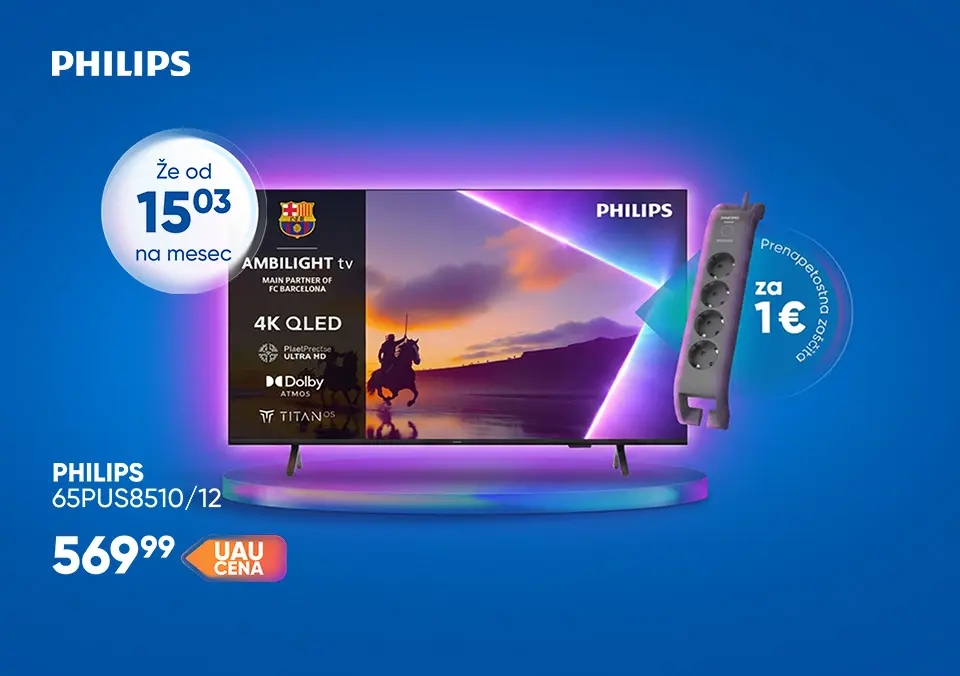 Ugodnost ob nakupu Philips Ambilight TV!