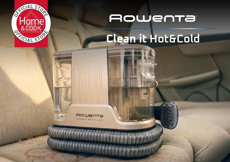 Rowenta Clean it Hot&Cold globinski čistilnik tekstila!