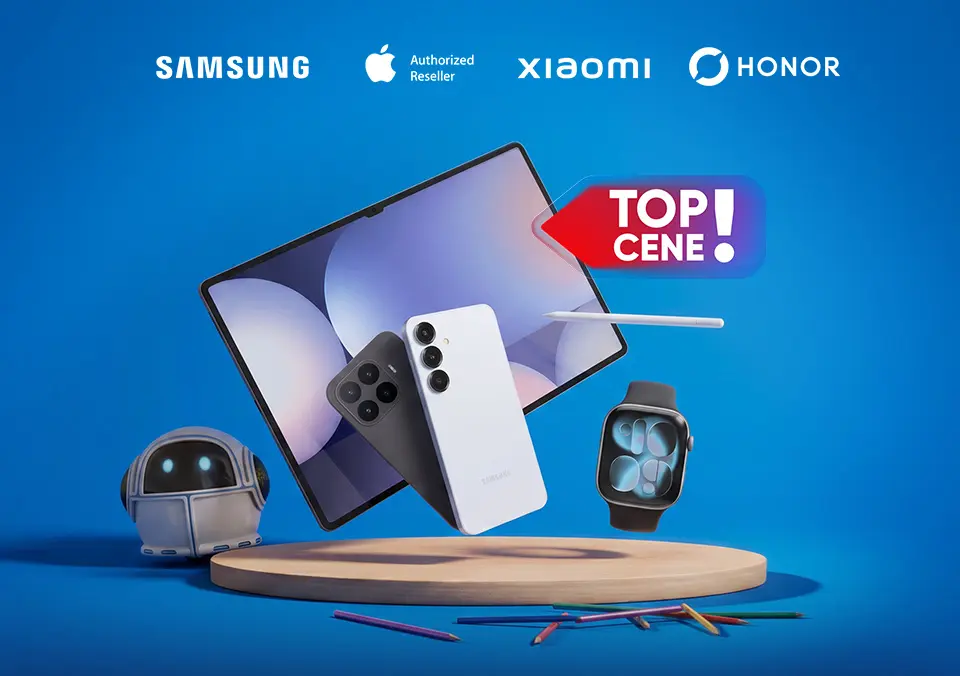 Mobilni telefoni, pametne ure in tablice z odličnimi prihranki