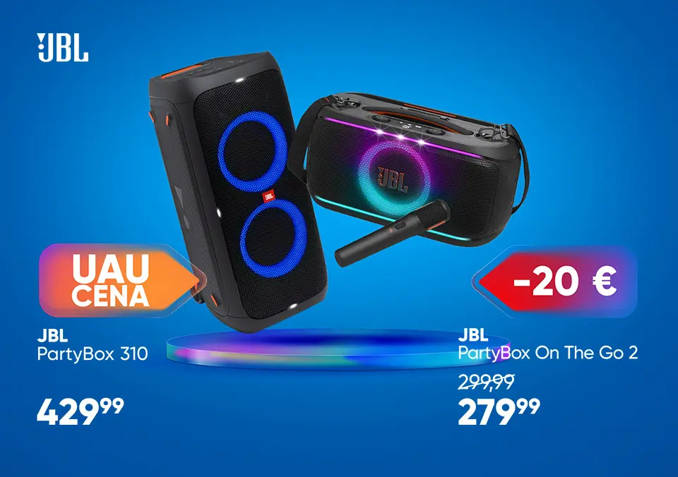 JBL karaoke za UAU zabavo