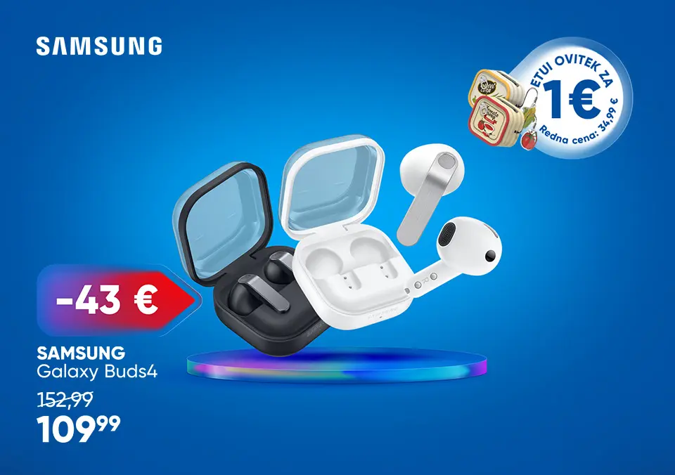 Ob nakupu dodatek za 1 €!