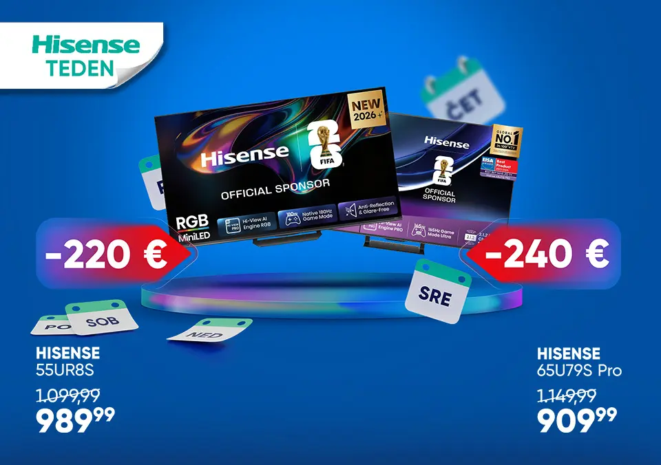 Teden vrhunskih Hisense televizorjev!