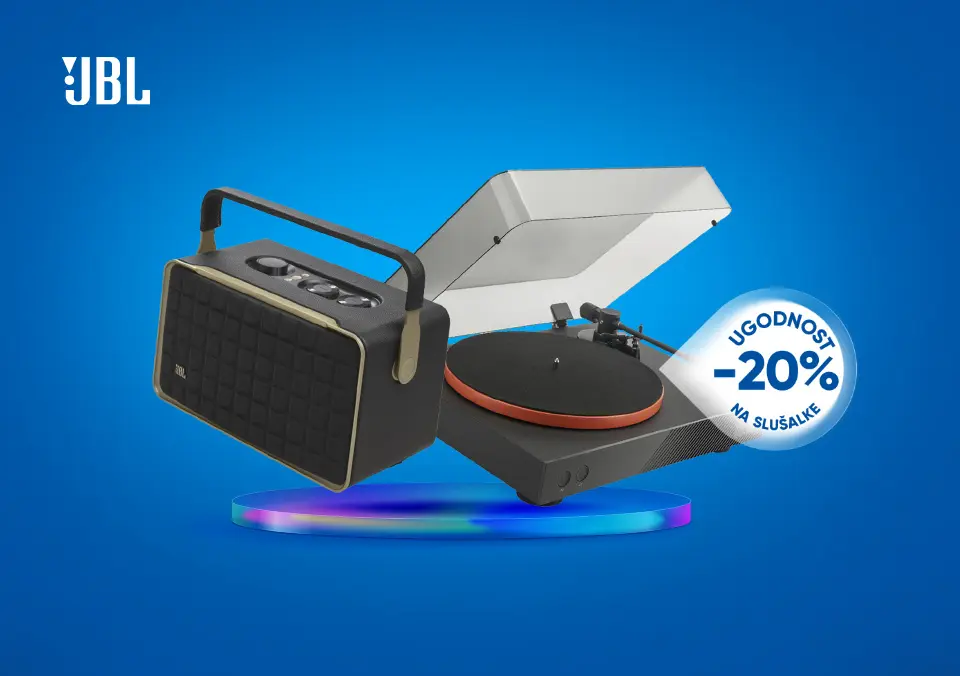 Kupi zvočnik in gramofon ter prihrani 30 %!