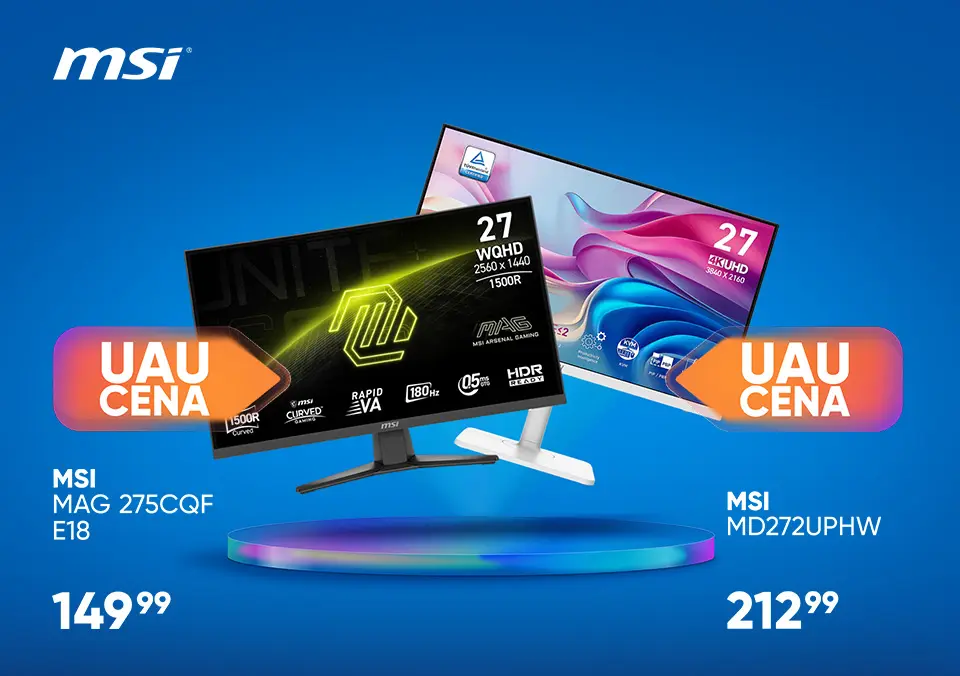 MSI monitorji po UAU cenah!