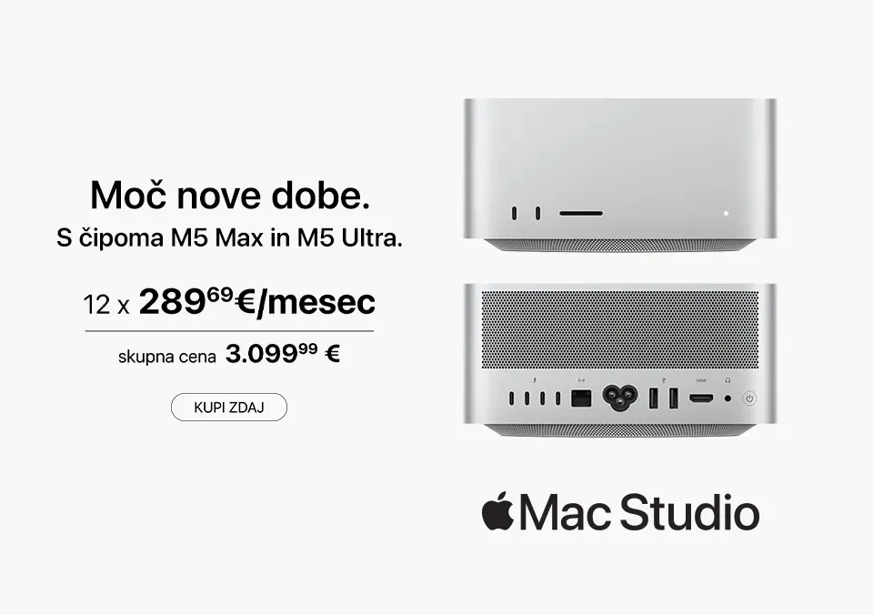 Mac Studio z M5 Max in M5 Ultra je zdaj na voljo!