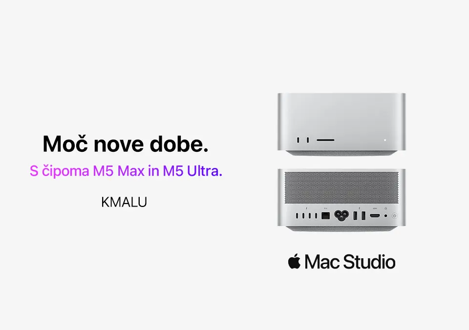 Mac Studio z M5 Max in M5 Ultra prihaja kmalu.