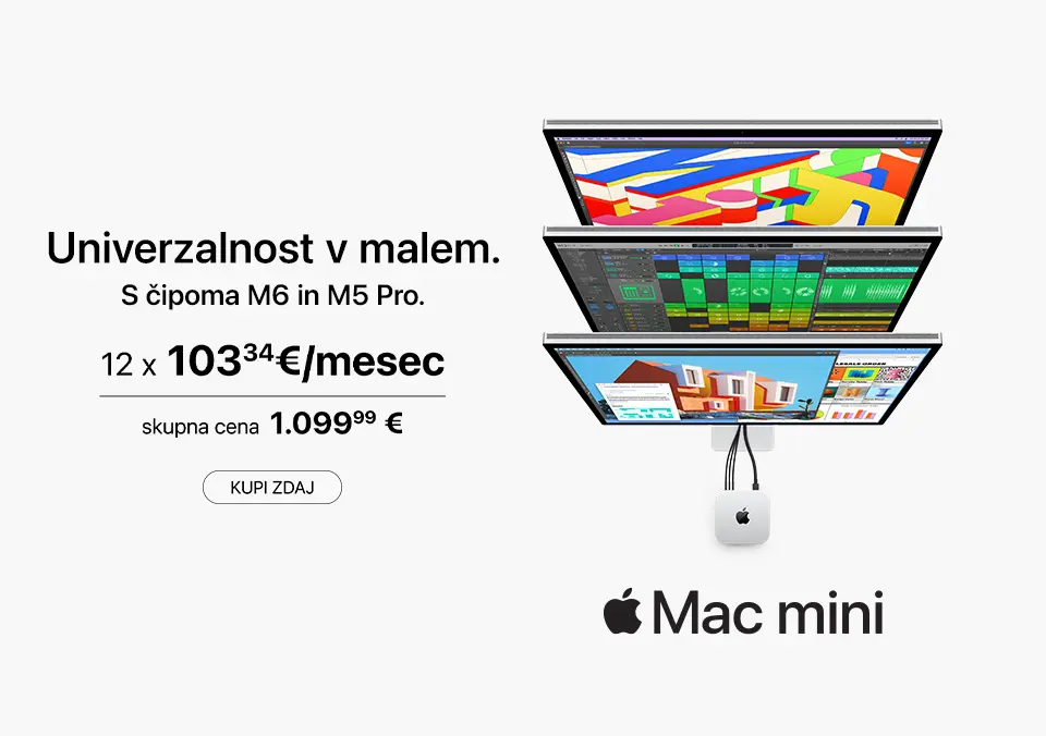 Mac mini z M6 in M5 Pro je zdaj na voljo!
