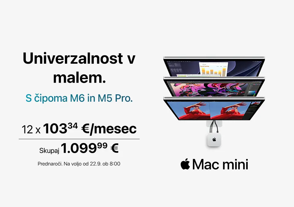 Prenaroči Mac mini z M6 in M5 Pro.
