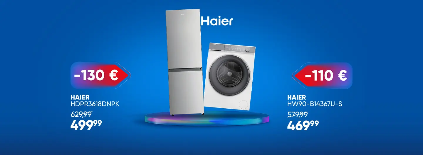 Odkrij Haier aparate po UAU cenah!