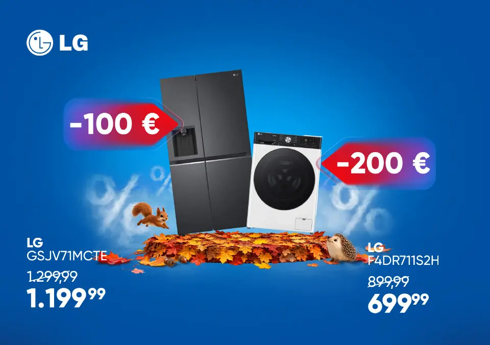 Napredna LG bela tehnika za sodoben dom!