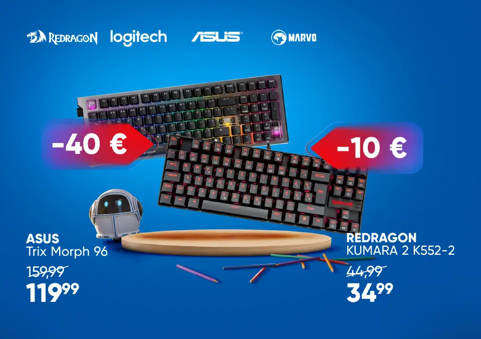 Nadgradi svojo opremo z novo tipkovnico