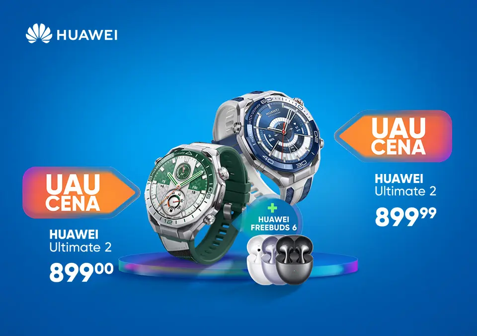 Ob nakupu HUAWEI Watch Ultimate 2 prejmeš FreeBuds 6 za samo 1 €!