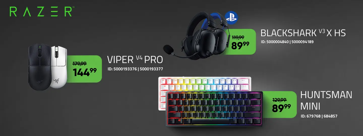 Razer gaming oprema v akciji