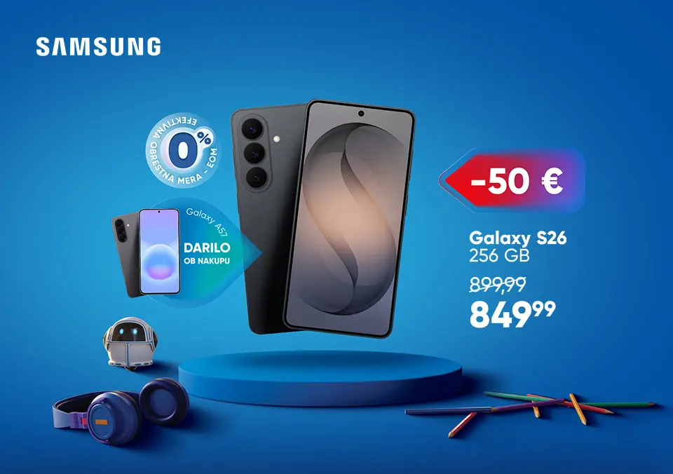 Galaxy S26. Zdaj po izjemni ceni