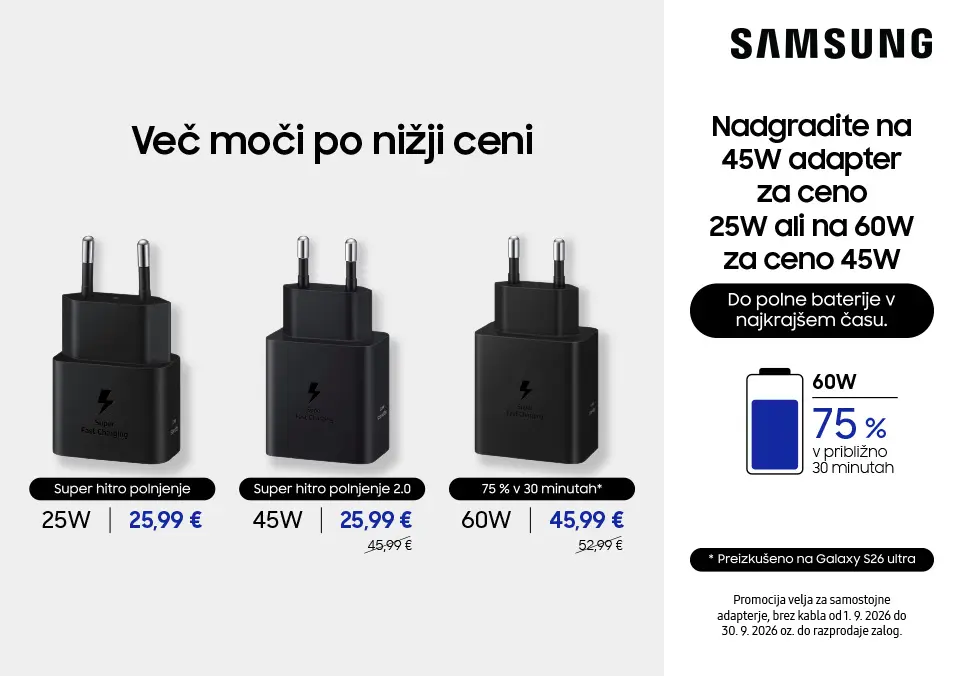 Več moči po nižji ceni