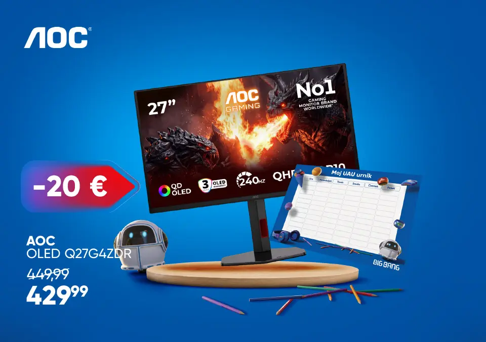 AOC monitorji v akciji!