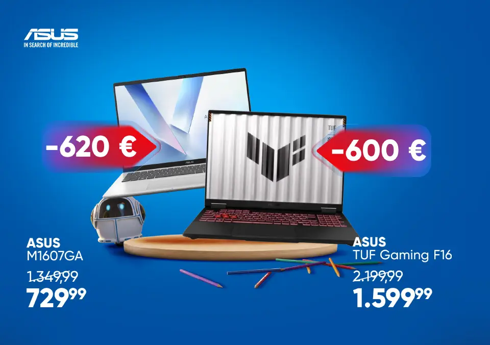 ASUS prenosniki zdaj v akciji!