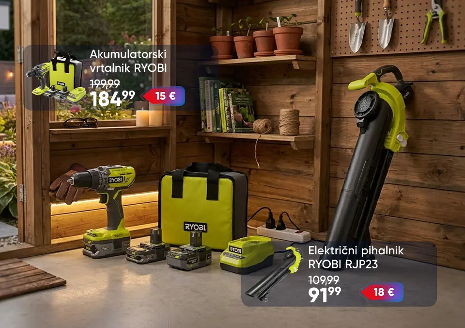 Ryobi orodje za tvoje projekte