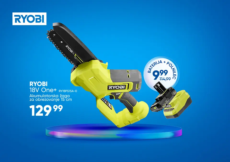 Ryobi orodje za tvoje projekte