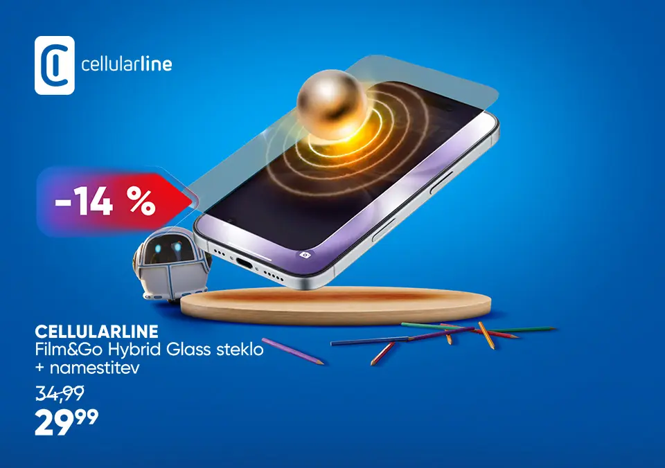Zaščiti telefon s FILM&GO steklom in namestitvijo