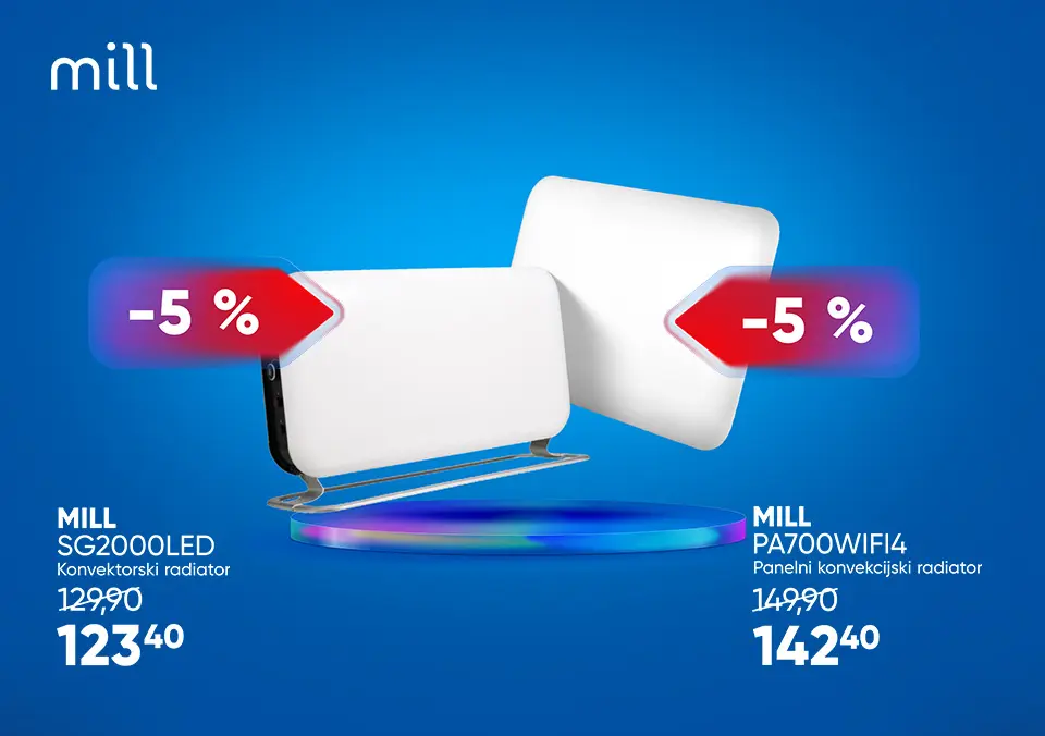 Mill radijatorji v akciji!