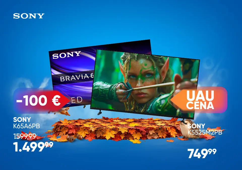 Sony TV za vsak prizor v polni moči.