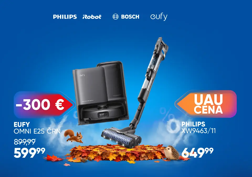UAU ponudba sesalnikov na enem mestu