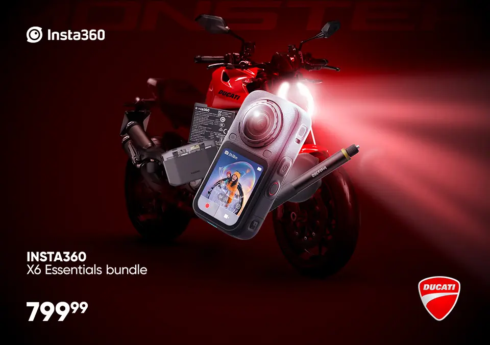 Tvoj Insta360. Tvoj Ducati.