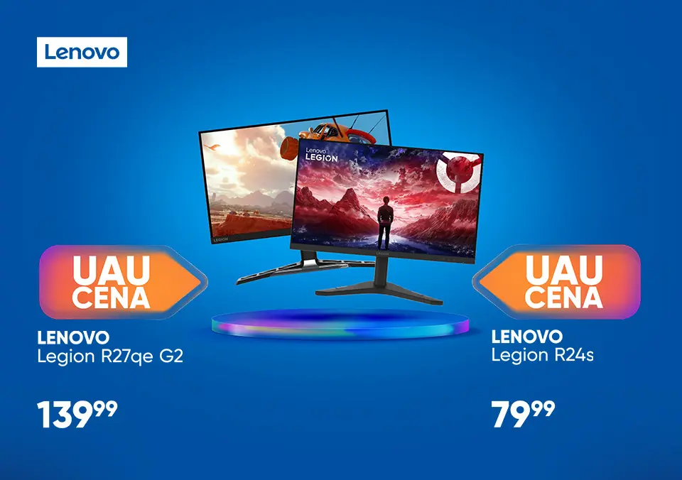 Lenovo monitorji zdaj v UAU ponudbi!