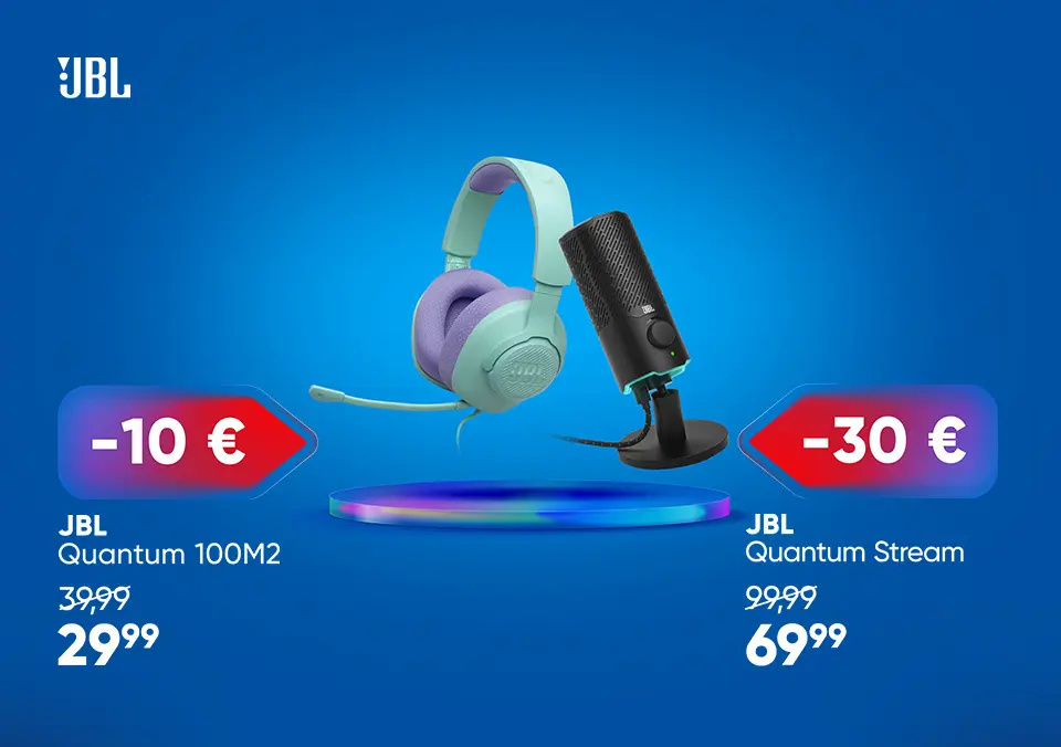 JBL Quantum – sliši več. Igraj bolje.