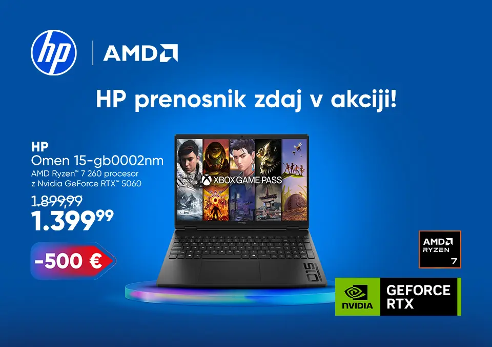 HP prenosnik zdaj v akciji!