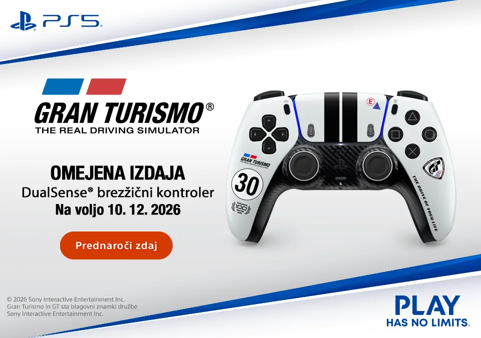 Omejena izdaja DualSense kontrolerja Gran Turismo