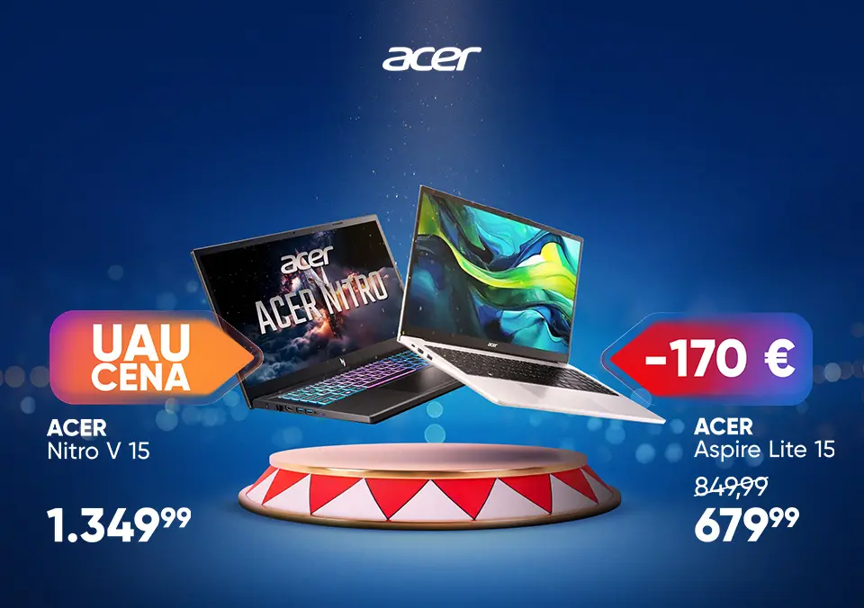 Izjemna ponudba Acer prenosnikov!