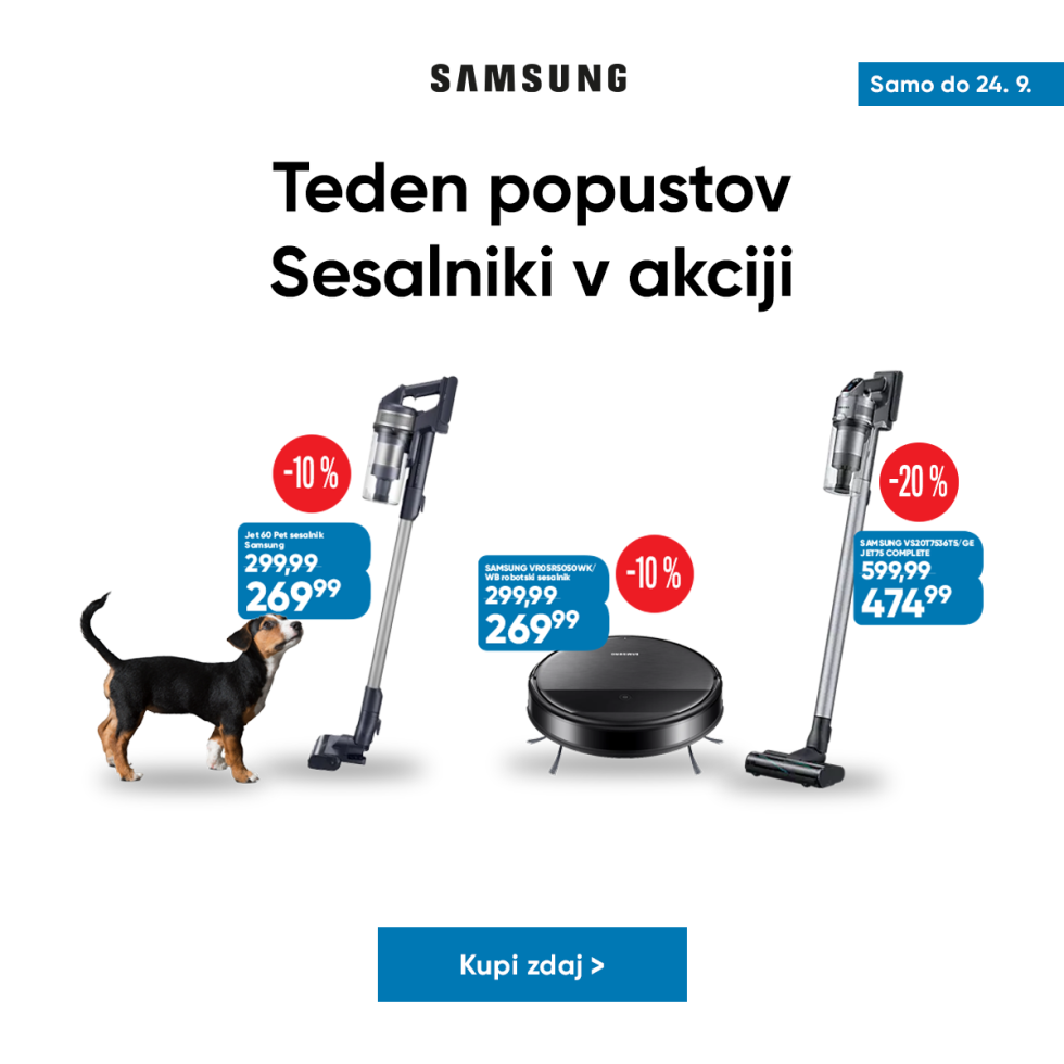 Sesanje & čiščenje