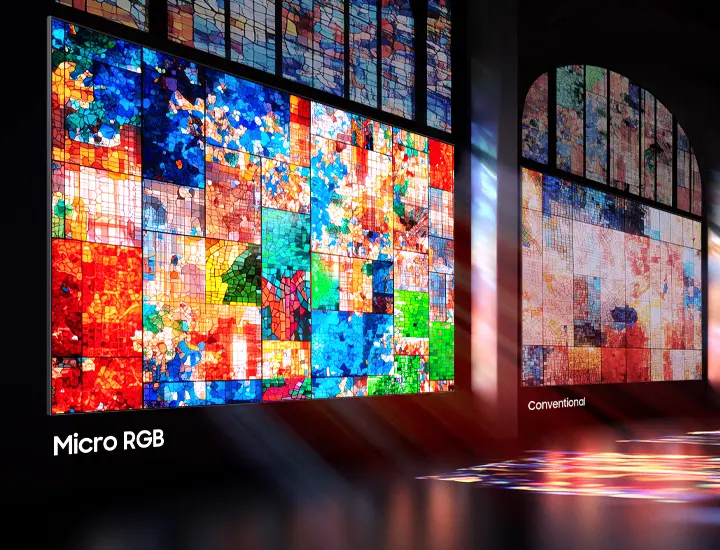 Brezkompromisna slika z natančno regulacijo RGB svetlobe