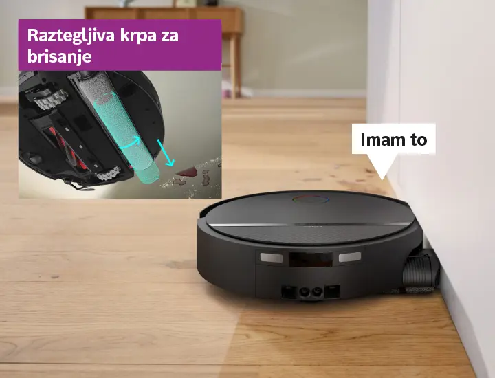 Natančno čiščenje robov in kotov