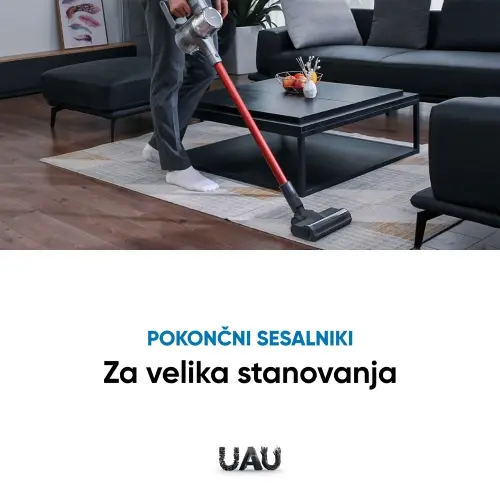 Pokončni sesalniki za velika stanovanja